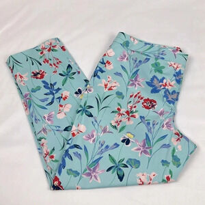 Talbots‎ New Women’s 14 Hampshire Floral Cotton Blend Pant